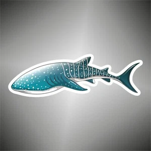 PEGATINA Alemán tiburón ballena calcomanía PEGATINA  - Imagen 1 de 1