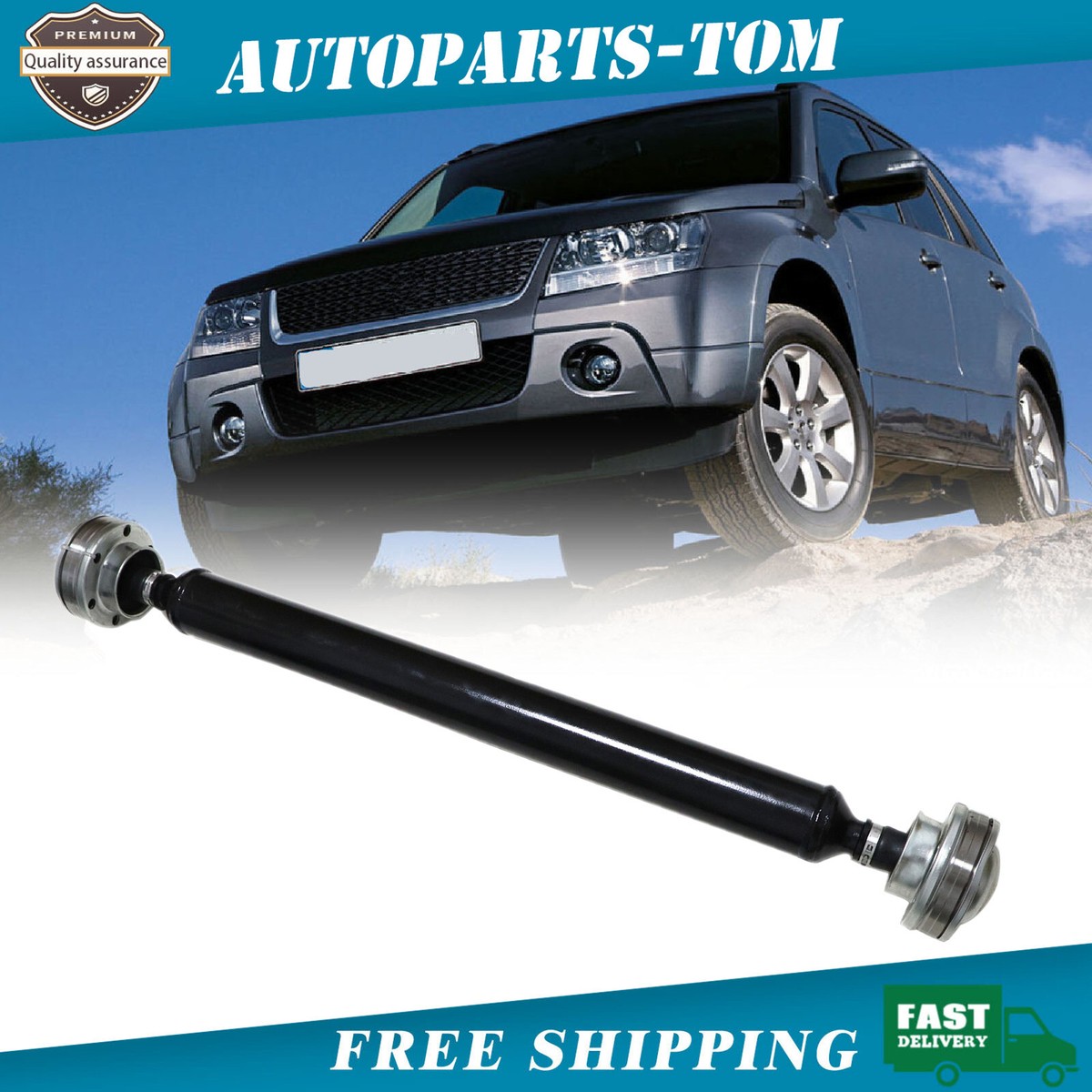 4WD Prop Shaft A-Premium Front Drive Shaft For Suzuki Grand Vitara  2006-2008 2.7L 4WD - Complete Assembly 2006 Grand Vitara Parts