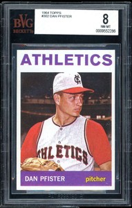 Dan Pfister Card 1964 Topps #302 BVG BVG 8