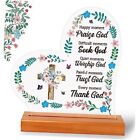 Encouragement Gifts for Christian Inspirational Religious Acrylic-Praise God