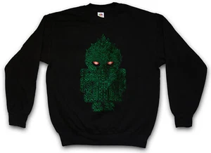 CTHULHU PATTERN PULLOVER SWEATSHIRT Arkham H. P. Miskatonic Dunwich - Picture 1 of 1
