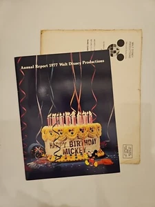 Jahresbericht 1977 - Walt Disney Productions - Happy Birthday Mickey • mit Umschlag - Bild 1 von 19