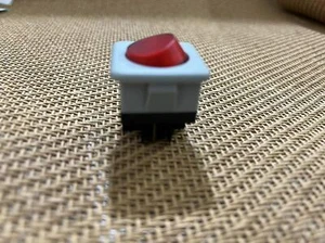 10pcSPST ON-OFF RedLight Indicator Rocker Switch 16A/125V 8A/250V AC 25mm x 25mm - Picture 1 of 2