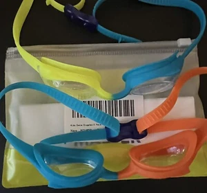 Kids Swim Goggles 2 Pack - Quick Adjustable Strap Swimming Goggles for Kids - Picture 1 of 3