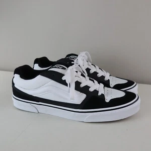 Vans Tenis Para Hombre 11.5 Negro Blanco Caldrone Multi Deporte Gamuza Lona Patín Y2K - Imagen 1 de 9