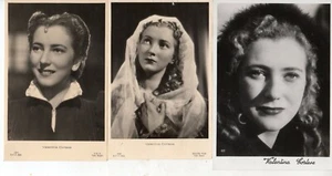 VALENTINA  CORTESE ATTRICE   LOTTO  DI  3  CARTOLINE  ORIGINALI  NON  VIAGGIATE - Picture 1 of 1
