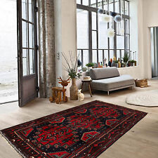 Hand-Knotted Balouch Area Rug Afghan Tribal Oriental Carpet 4'x6'5 Ft -G20419