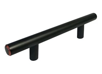 Mueble de baño de cocina de bronce frotado con aceite oscuro tira de barra 3 3/4" 96 mm Foto 1 de 3