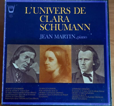 Jean Martin: L'univers de Clara Schumann - Box 3 LP Arion France - Klavier - Bild 1 von 3