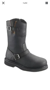 Harley Davidson Men's US 7 Jason Steel Toe Boots Black (7) $ 219 - Picture 1 of 5