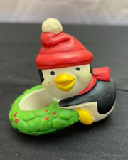 Christmas Penguin Candle Hugger
