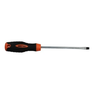 Cacciavite lama a testa piatta 6 mm punta magnetica 150 mm maniglia in gomma - Foto 1 di 1