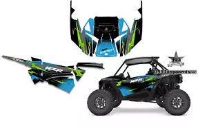 Polaris RZR XP 1000 UTV Wrap Strobe Graphics Sticker Decal Kit 2019-2022 - Picture 1 of 9