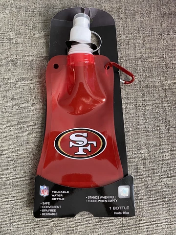 San Francisco 49ers 16oz  Foldable Water Bottle Cover