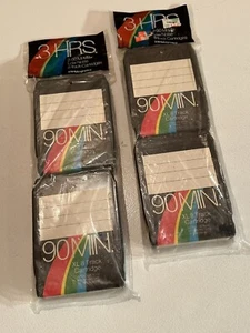 (2) Twin Pack 8-Track INTERMAGNETICS ~ 90 MIN ~ BLANK TAPES ~ SEALED ~ 4 tapes! - Picture 1 of 9