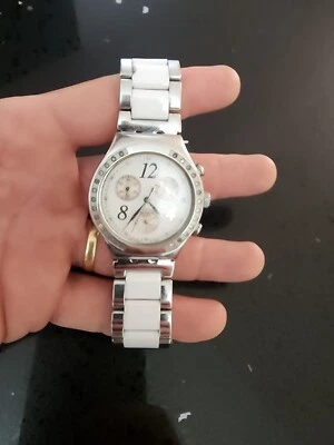 斯沃琪手表 Irony Dreamwhite YCS511GC 白色表盘 Uni 2008(无电池) — 第 1/4 张图片