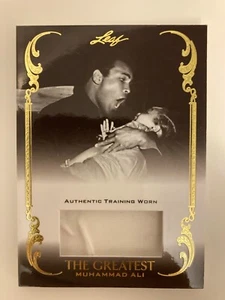 2011 Leaf The Greatest MUHAMMAD ALI Authentic Training Worn 1/1 Relic Card TW-33 - Picture 1 of 2