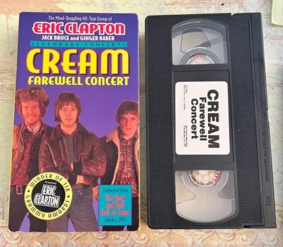 Cream: Farewell Concert VHS 1993 - Image 1 of 2
