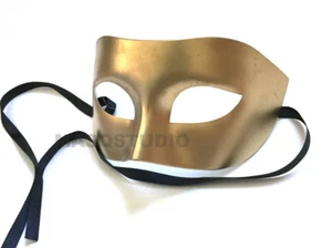 Simple Classic Mens Masquerade Eye Mask Halloween Costume Dance Prom Dress up - Picture 1 of 15