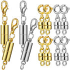 8pc Magnetic Necklace Clasps & 4pc Lobster Clasp Chain Fasteners
