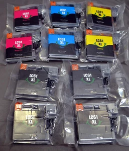 New Sealed LC61 XL Ink Cartridges - I believe these are for a Brother machine - Picture 1 of 5