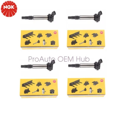 90919-C2003 4 pcs OEM NGK Ignition Coils For Toyota Matrix Corolla Prius 1.8L Foto 1 de 4