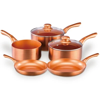 Cermalon Copper 5 Piece Pan Cookware Set - Image 1 of 4