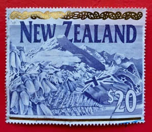 New Zealand 1994 $20 Mount Cook Very Fine Used - Picture 1 of 2