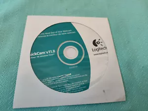 Used Acceptible Logitech Quickcam v11.8 CD For Windows XP and Vista - Picture 1 of 2