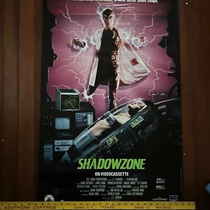 Vintage Horror Movie Poster Shadowzone 1989 Full Moon Entertainment 37" x 23" - Picture 1 of 6