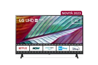 TV Smart TV LG 43 " UHD 4K HDR wi-Fi DVB-T2 2023 Webos 43UR78006LK Black - Image 1 of 4