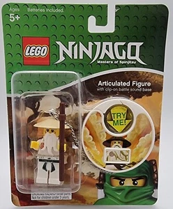 SENSEI LEGO NINJAGO PERSONAGGIO ARTICOLATO CON CLIP SU BASE SONORA BATTAGLIA - Foto 1 di 4