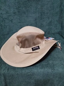 Panama Jack Mesh Crown Safari Sun Hat, 3" Brim, Adjustable Chin Cord,NWT Large - Picture 1 of 4