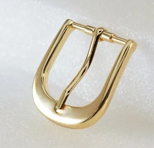  1 Zoll Dorn Gürtelschnalle (#216G) Top Qualität Goldfarben Finish. USA. - Bild 1 von 4