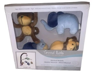 Trend Lab - Musical Mobile - Crayon Jungle - New & Sealed - Picture 1 of 4