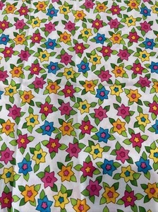 Moda Petal Pushers Me and My Sister Flower Design 2203 Quilting Fabric 44" X 26" - Picture 1 of 6