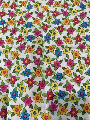Moda Petal Pushers Me and My Sister Flower Design 2203 Quilting Fabric 44" X 26" - Image 1 of 4