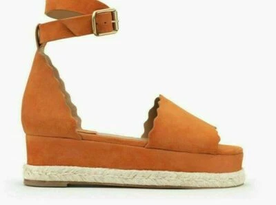 Chloe Lauren Wedge Sandals Sandalias Icónicas Zapatos Espadrillas Mules 35 - Imagen 1 de 4