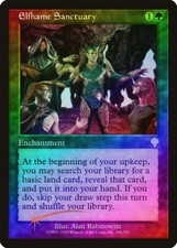 Elfhame Sanctuary FOIL Invasion HEAVILY PLD Green Uncommon MAGIC CARD ABUGames