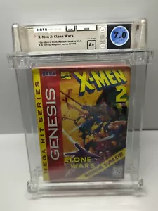NEW - X-Men 2: Clone Wars Sega Genesis, 1995 BRAND NEW SEALED WATA GRADED A+ 7.0 - Picture 1 of 9