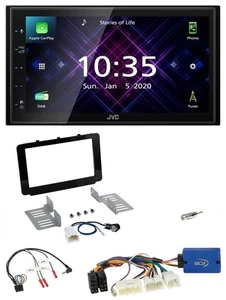 JVC DAB 2DIN Lenkrad Bluetooth USB Autoradio für Toyota Hilux 2016-2020 - Bild 1 von 12