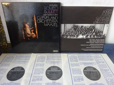 PROKOFIEV: ROMEO & JULIET 3LP BOX, Cleveland Orchestra, Maazel, DECCA SXL 6620-2 Foto 1 de 4