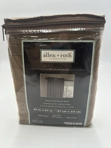Allen Roth Lincolnshire Panel Curtain 50" x 84" fits up to 1.5" Rods One Panel - Picture 1 of 4
