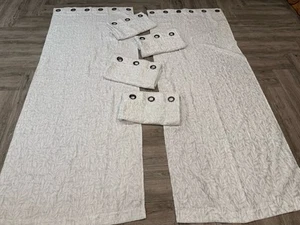 6 Pannelli per Tende Passamaneria Rami Foglie Texturizzate 37" L x 93" L - Foto 1 di 5