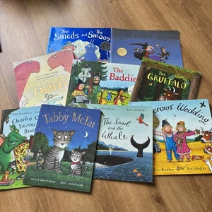 Julia Donaldson Childrens Picture story Books Bundle X 9 Baddies, Tabby McTat - Picture 1 of 10