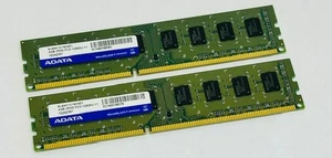 8GB Kit (2 x 4GB) ADATA EL64C1C1624Z1 PC3-12800U 1600MHz DDR3 Computer Memory - Picture 1 of 3