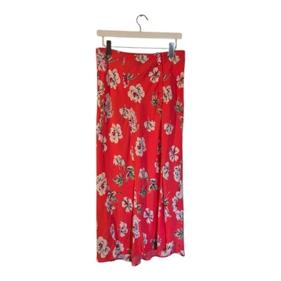 JOULES Midi UK 10 Multicoloured Skirt Size  Floral Button-Up Lightweight Summer - Image 1 of 4