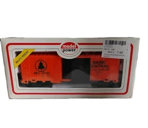 Model Power HO Scale Maine Central (MEC) 40’ Box Car - New in Box - Picture 1 of 5