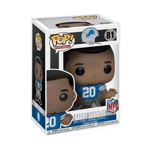 Funko Pop! Figura de vinilo coleccionable Barry Sanders #81 de Barry Sanders de la NFL Legends con estuche - Imagen 1 de 2