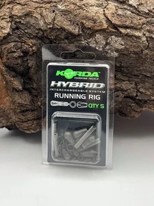 Korda Running Rig Kit 5 Big Eye Swivels Kwik Links Shok Beads 3mm Silikonhüllen - Bild 1 von 2